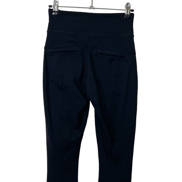 Athleta Highline Hybrid Ankle Tight Olive Black Size 2 Stretch Ponte Leggings - Picture 6 of 13